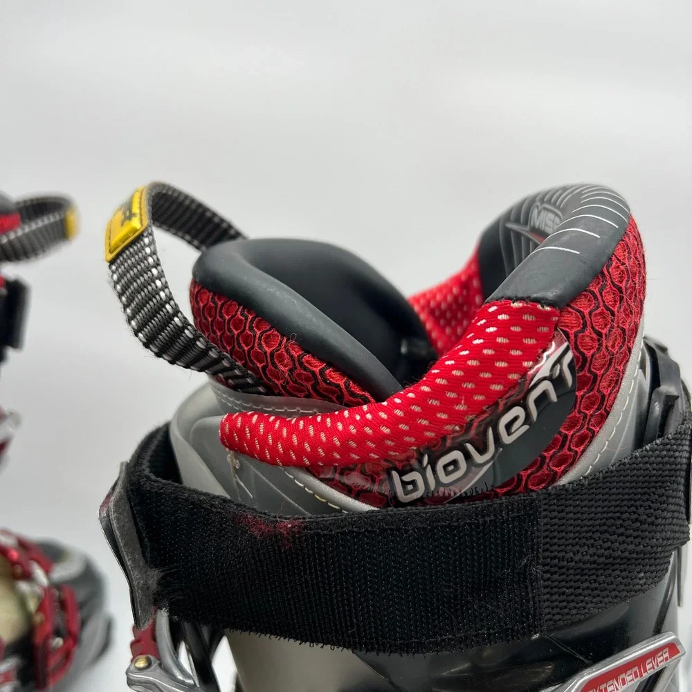 Salomon Mission RS 7 Ski Boots Mens 28 Black Red Energizer 75 Biovent Downhill